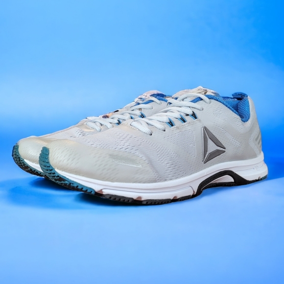 Reebok Sneakers, Mens Ahary Size 11.5 Gray and Blue BS8388 - Picture 2 of 14